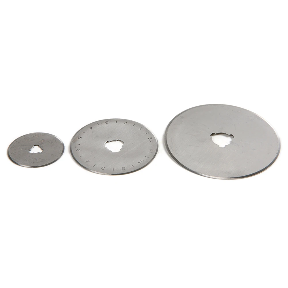

New 1pcs 45/60mm Rotary Cutter Set Blades for Fabric Paper Vinyl Circular Cut Cutting Disc Patchwork Leather Craft Sewing Tool