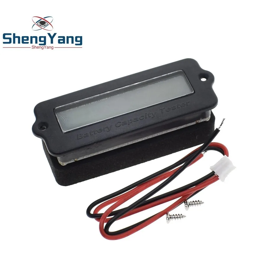 

12V LY6W Lead Acid LiPo Battery Capacity Indicator LCD Display Battery Capacity Meter Power Detect Digital IC Tester Voltmeter