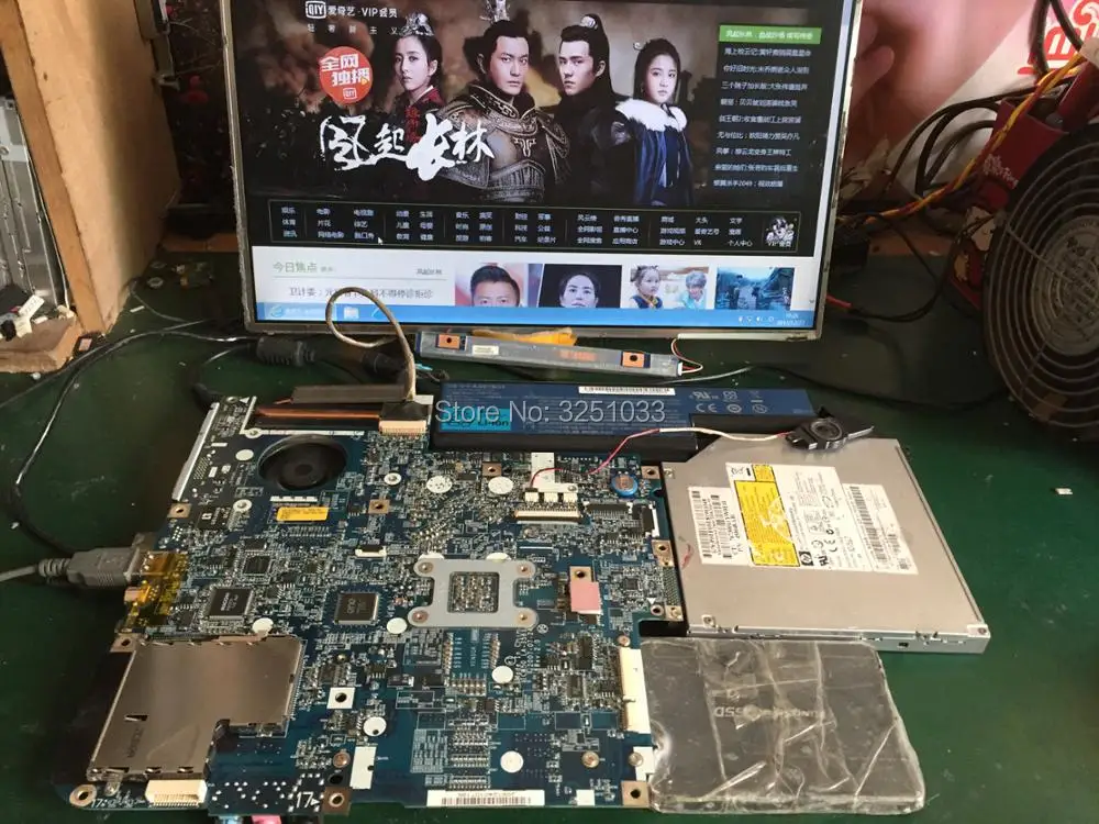 ICW50 LA-3581P لشركة أيسر أسباير 7520G 5520 5520G اللوحة المحمول المقبس s1 DDR2 MB. AK302.003 ICW50 MBAK302003 اللوحة