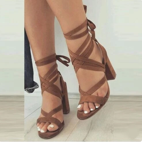 brown heels sandals