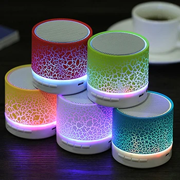 

YuBeter Bluetooth Speaker Portable Wireless Speaker Hands Free LED Speaker Support TF USB FM AUX for Phone Notebook Computer Mp3