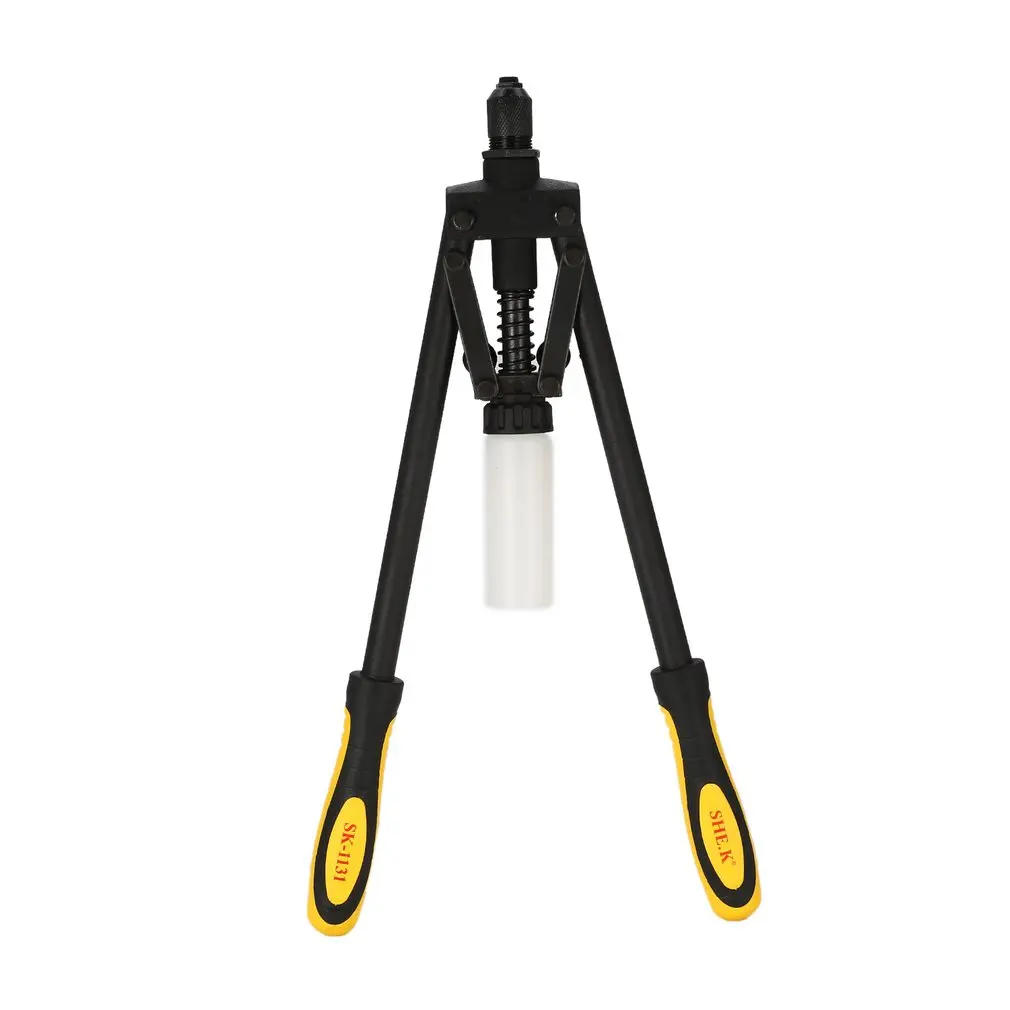 

SHE.K Double Steal Put Riveter Gun Auto Rivet Tool 18" Blind Rivet Nut Gun Heavy Hand Inset Nut Tool Manual Mandrels