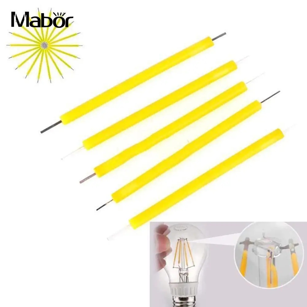 

5Pcs/Set Filament Bulb Candle Light Source COB 1W led filament light bulb Incandescent Light Decor Accessaries Club Hotel Market