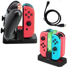 Многофункциональная зарядная док-станция стойка для зарядного устройства для NS nintendo Switch Joy-Con Профессиональный Джойстик контроллер