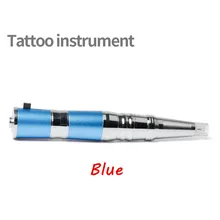 BuleFull набор профессиональное перманентное косметическое устройство тату-пистолет роторный Электрический татуаж для бровей карандаш для губ маленький наконечник для тела игла
