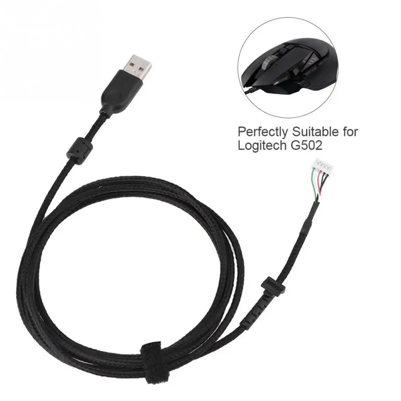 USB кабель для мыши Logitech G502 Замена 2 м Plug and Play высокого качества|Компьютерные