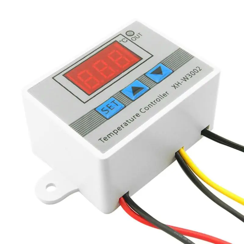 DC 12V 24V 220V 10A цифровой светодиодный регулятор температуры W3002 переключатель