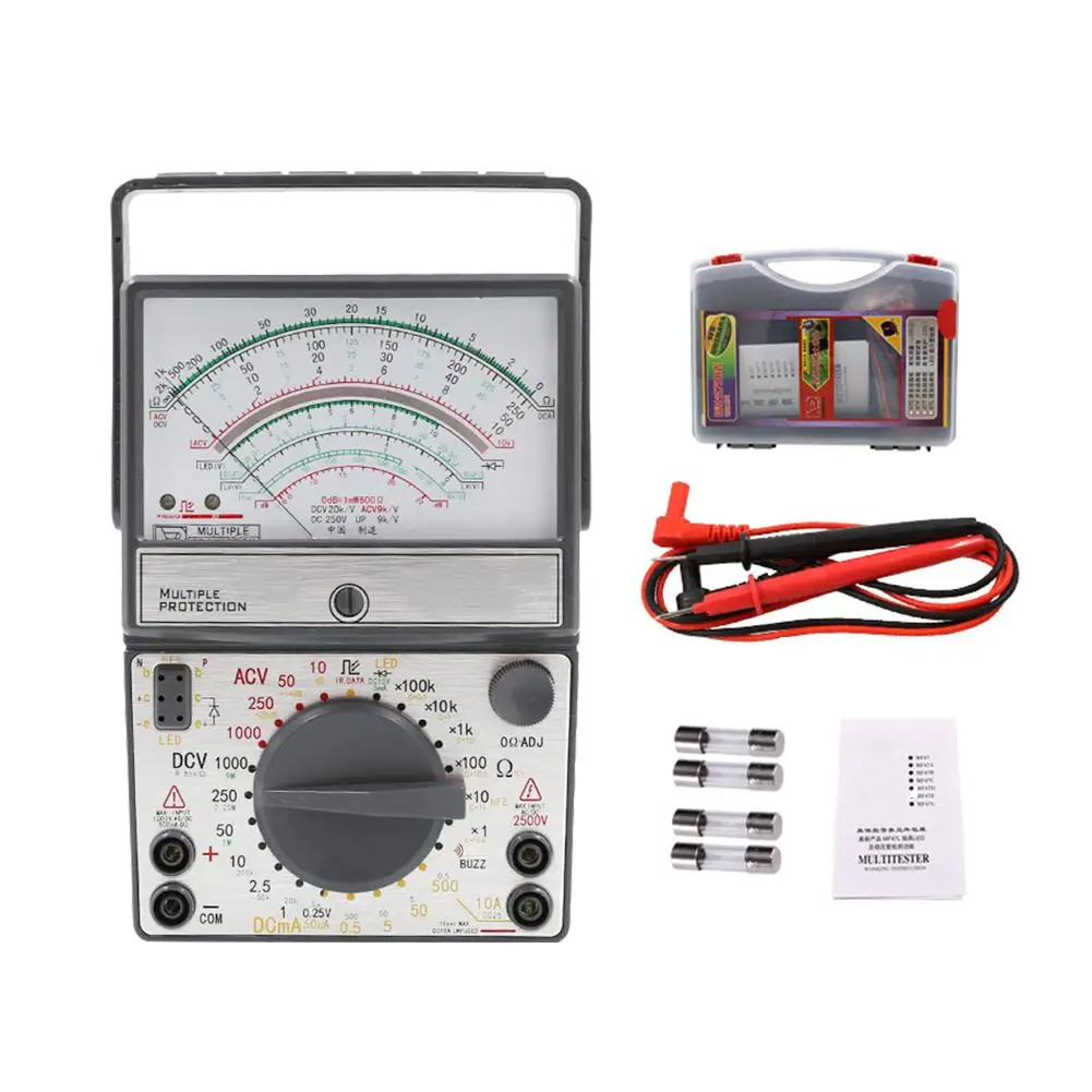 

Pointer Type Multimeter Mechanical High Precision Anti-Burning Buzzer Full Protection Multimeter