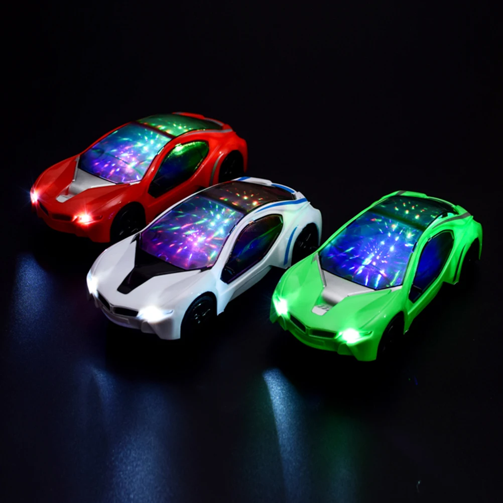 1 шт. Led Diecasts автомобиля крутой спортивный автомобиль 3D Светится автоматически Veer музыкальная игрушка автомобиль для игрушки для малышей в