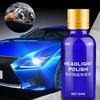 

30ML Car Vehicle Headlight Lamp Lens Polish Liquid Repair Interior Cars Durable Car Repair Polish Anti-scratch Liquid
