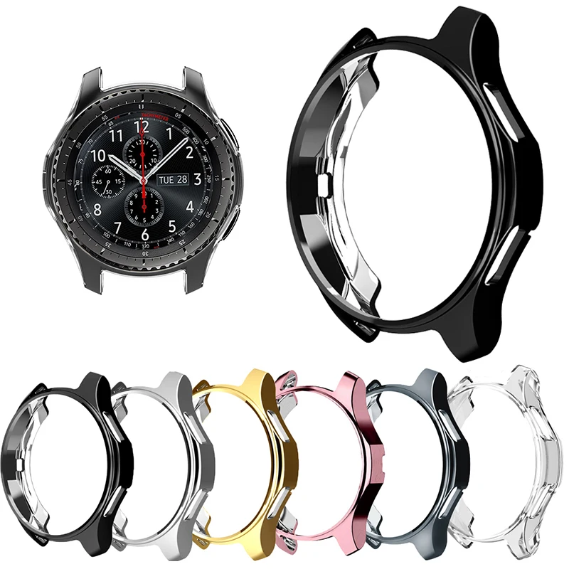 

TPU Slim Smart Watch Protective Case Cover for Samsung Galaxy Watch 46mm 42mm Protection Shell Cover Frame