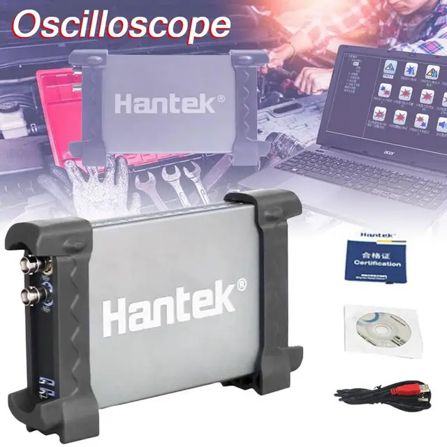 Special Offers Hantek 6022BE / 6022BE 6022BE Hantek PC USB Portable Oscilloscope Storage Digital Channel 2 20 Mhz 48MSa / S