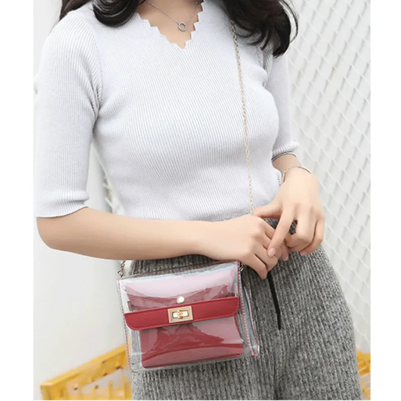 

2019 Fashion Woman Red Mini Flap Handbag Crossbody Shoulder Bags for Lady