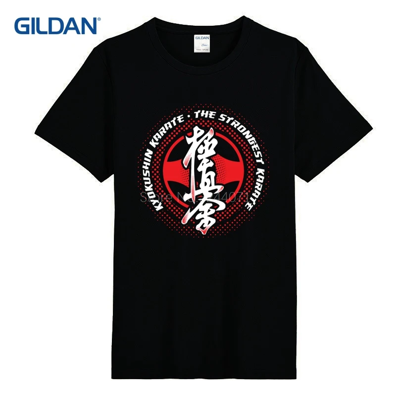 Kyokushin каратэ Мужская футболка 2019 летняя модная аутентичная дешевая мужская