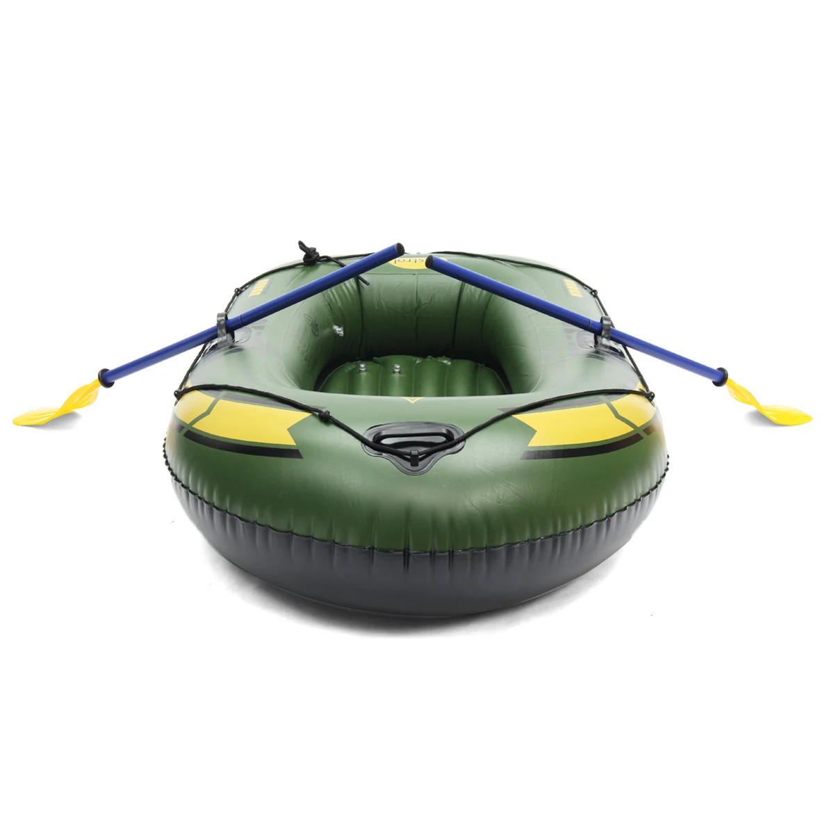 SGODDE 2 personas/3 personas engrosamiento PVC bote inflable balsa río lago bote de pesca con remos Set de carga 200kg - 4