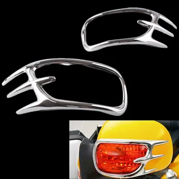 

For Honda Goldwing GL1800 2001-2011 Fairing Mirror Accent Grilles Back Accent Grilles Chrome