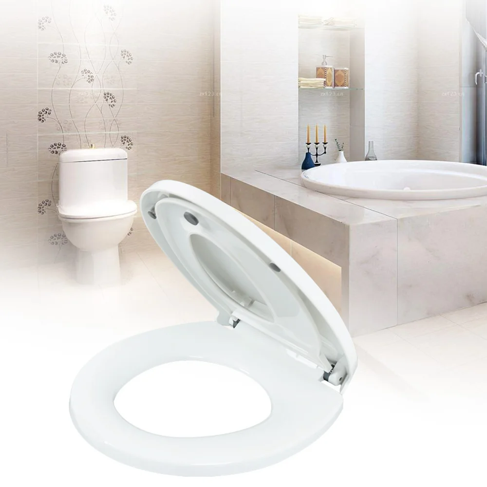 New Arrival Round Adult Toilet Seat With Child Potty Training Cover PP