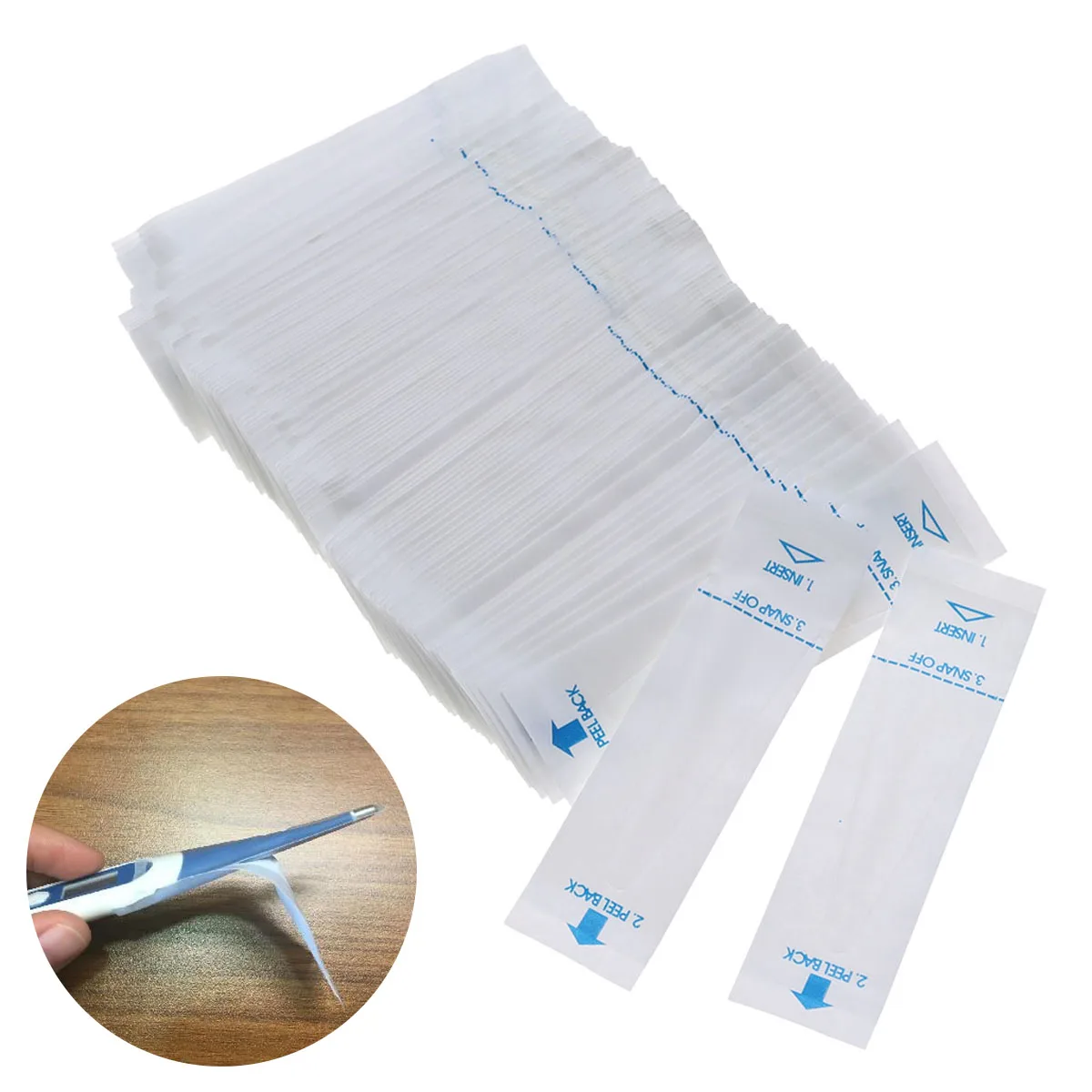 

100PCS Digital Thermometer Probe Dental Tools Covers Sterile Disposable Protector Electronic Cover For Health Center