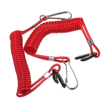 

2pcs Boat Outboard Engine Motor Lanyard Kill Stop Switch Safety Tether For Yamaha for Honda