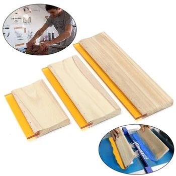 

3pcs/set Silk Screen Printing Squeegee Ink Scaper Scratch Board Tools 16cm 24cm 33cm