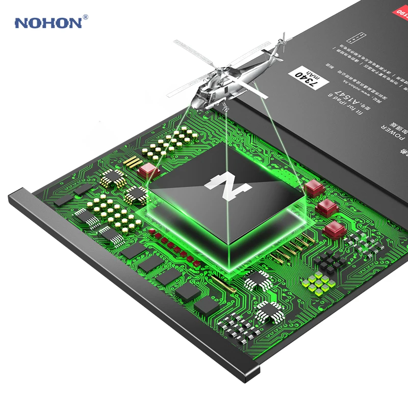 Batería Nohon para iPad 6 Air 2 A1547 7340mAh A1566 A1567 li-polymer Tablet Bateria + herramientas gratis para Apple iPad Air2 iPad6 batería - 3