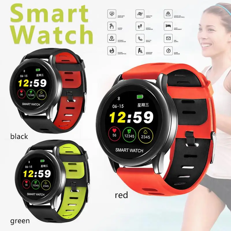 

For SPOVAN Smart Watch With Touch Screen Bluetooth Heart Rate.All Compatible Chargeable Smart Watches For Iphone Huawei VENUS