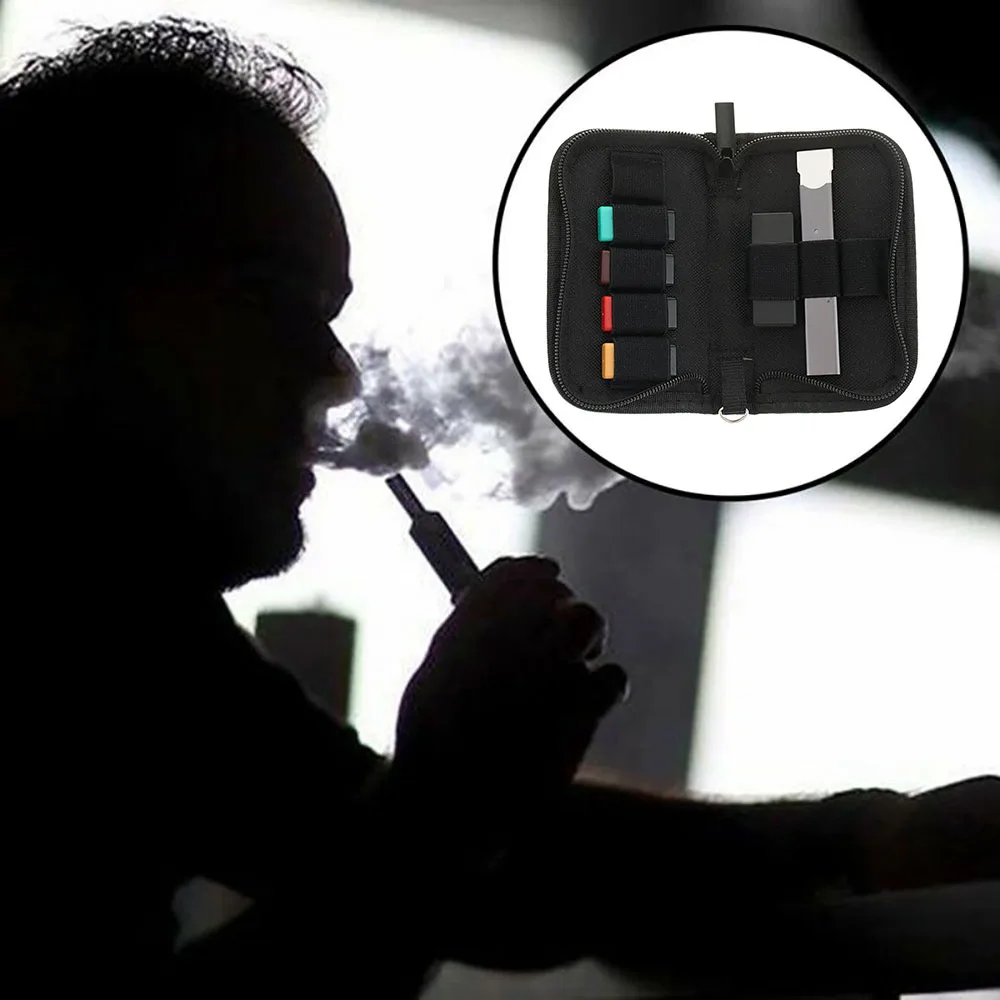 

E-cigarette Bag Carrying Case Compatible With JUUL/MYLE, Travel Storage Case For Your Pocket Or Bag (Device Not Included)