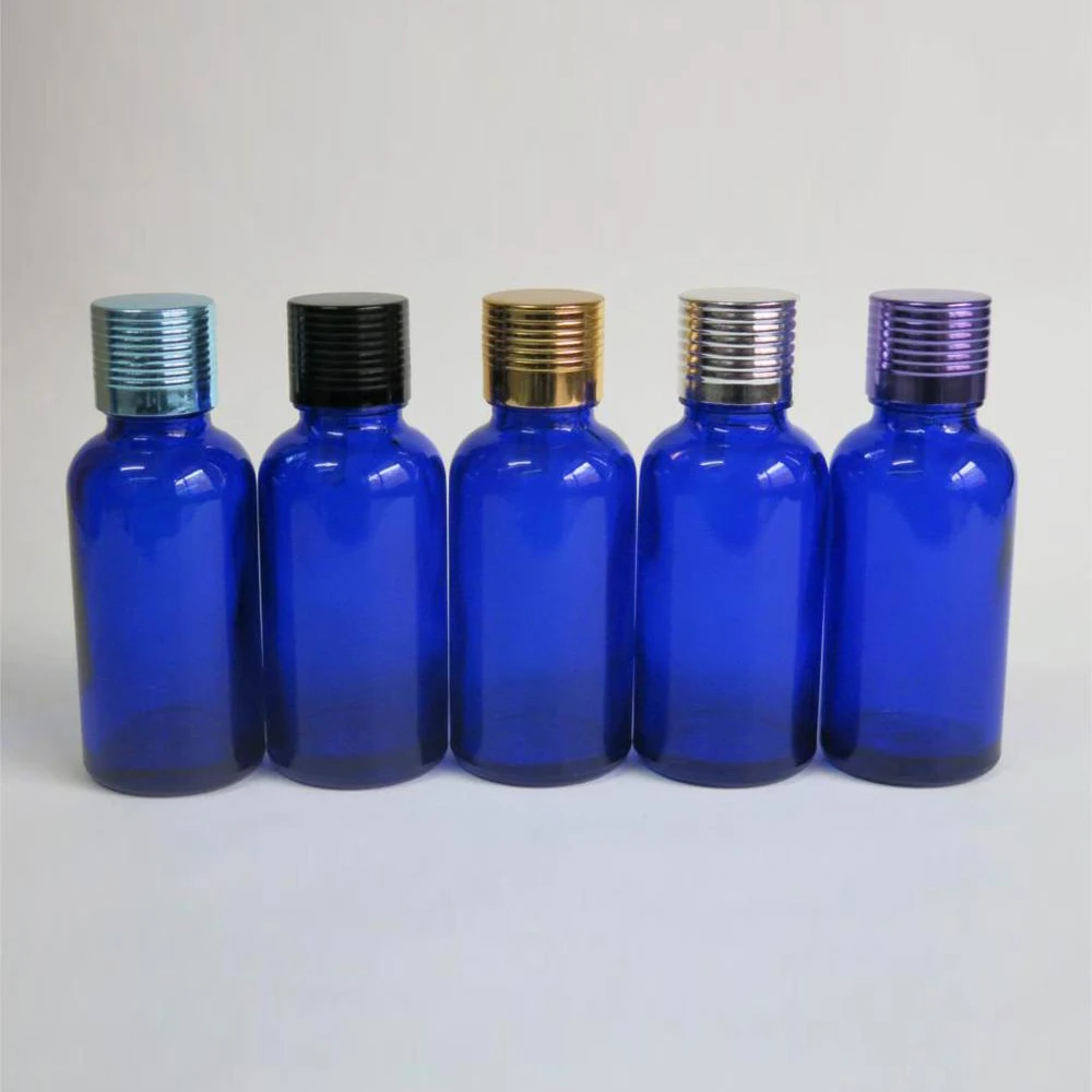 コバルトブルーのガラス瓶30 Ml 化粧品容器 不正開封防止 青いガラス Cosmetic Container Cosmetic Containers Wholesale30 Ml Aliexpress