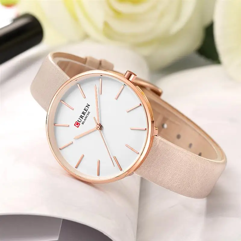 

Ladies Dress Wrist Watch CURREN 2019 Simple Leather Analog Quartz Women Watch Montre Femme Fashion Casual Female Best Gift Clock