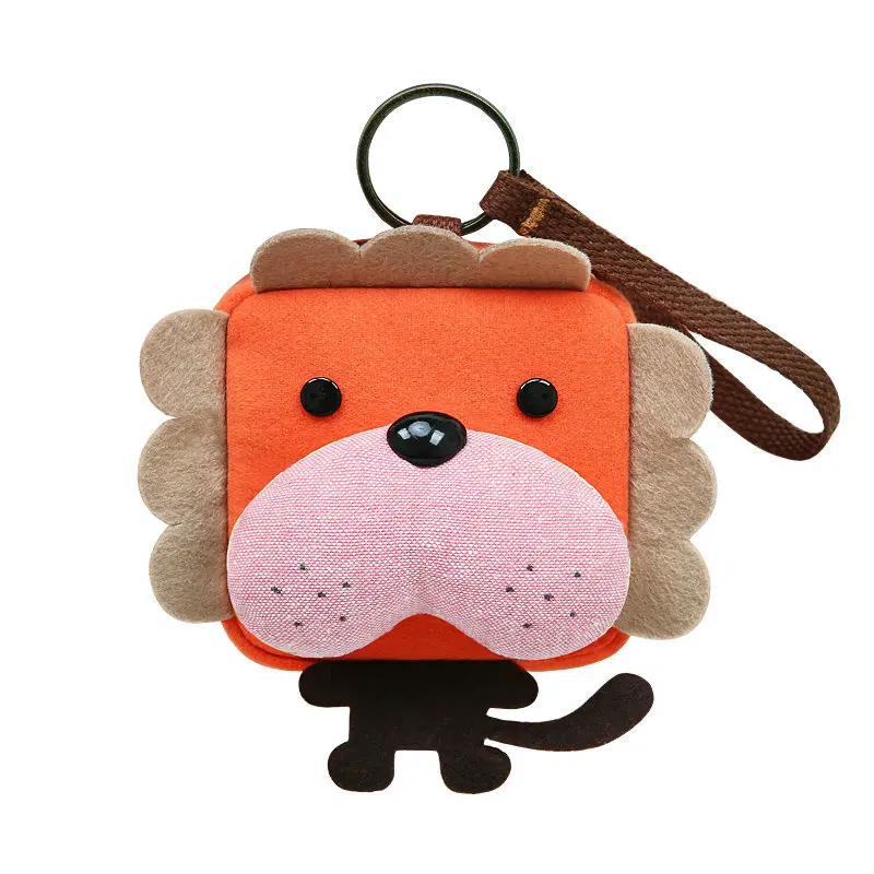 

Coin Purses Original cute cartoon art coin bag mini key bag zero zero wallet purse cute square