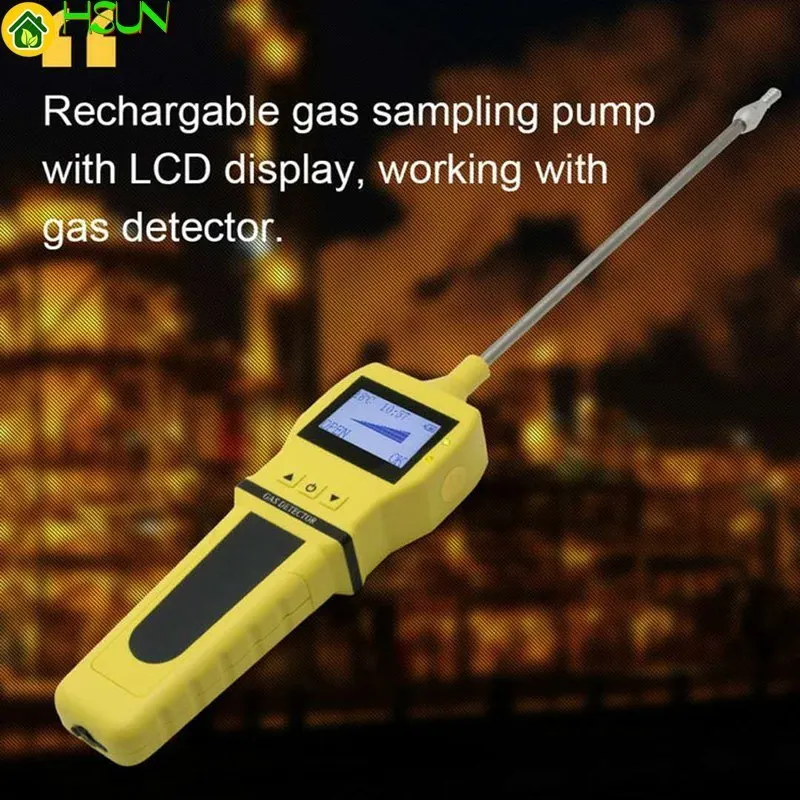 Portable Digital Charging External Pump Sampler Device Gas Sampling