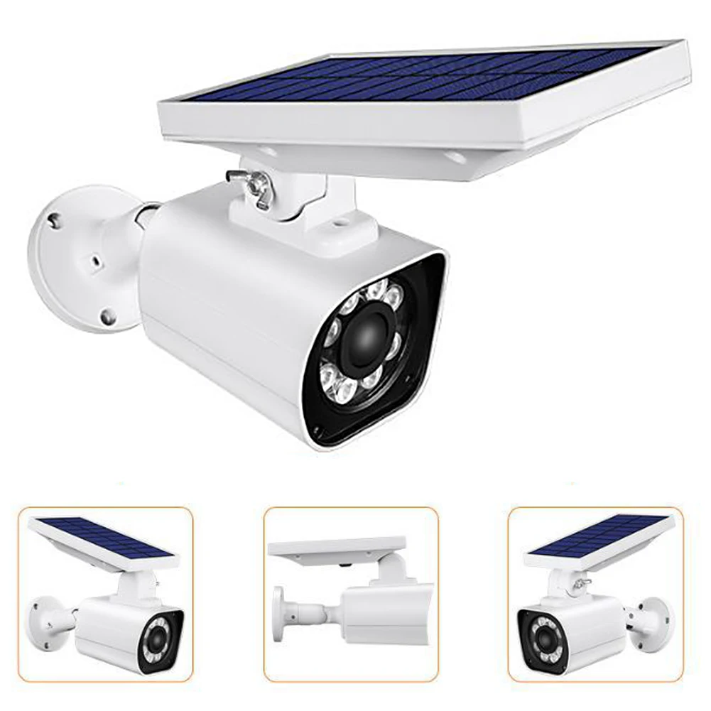 

Waterproof Garden Path Way For Outdoor Wall Lamp Motion Sensor Solar Light Patio Yard Spotlight Fake Monitor Led Courtyard
