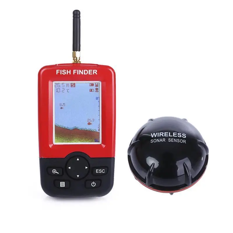 

RUNACC Smart Portable Fish Finder Wireless Fishfinder Portable Fish Finder with Wireless Sonar Sensor and LCD Display