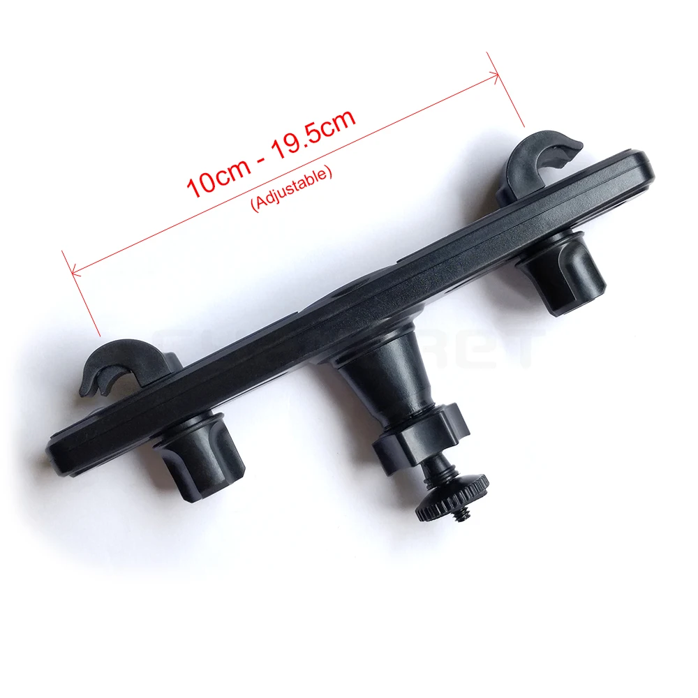 Suporte de tv Ângulo de Largura Portátil Dvd Player Monitor 6.35 mm Parafuso Suporte de Assento Traseiro Ajustável para Carro - Imagem 3