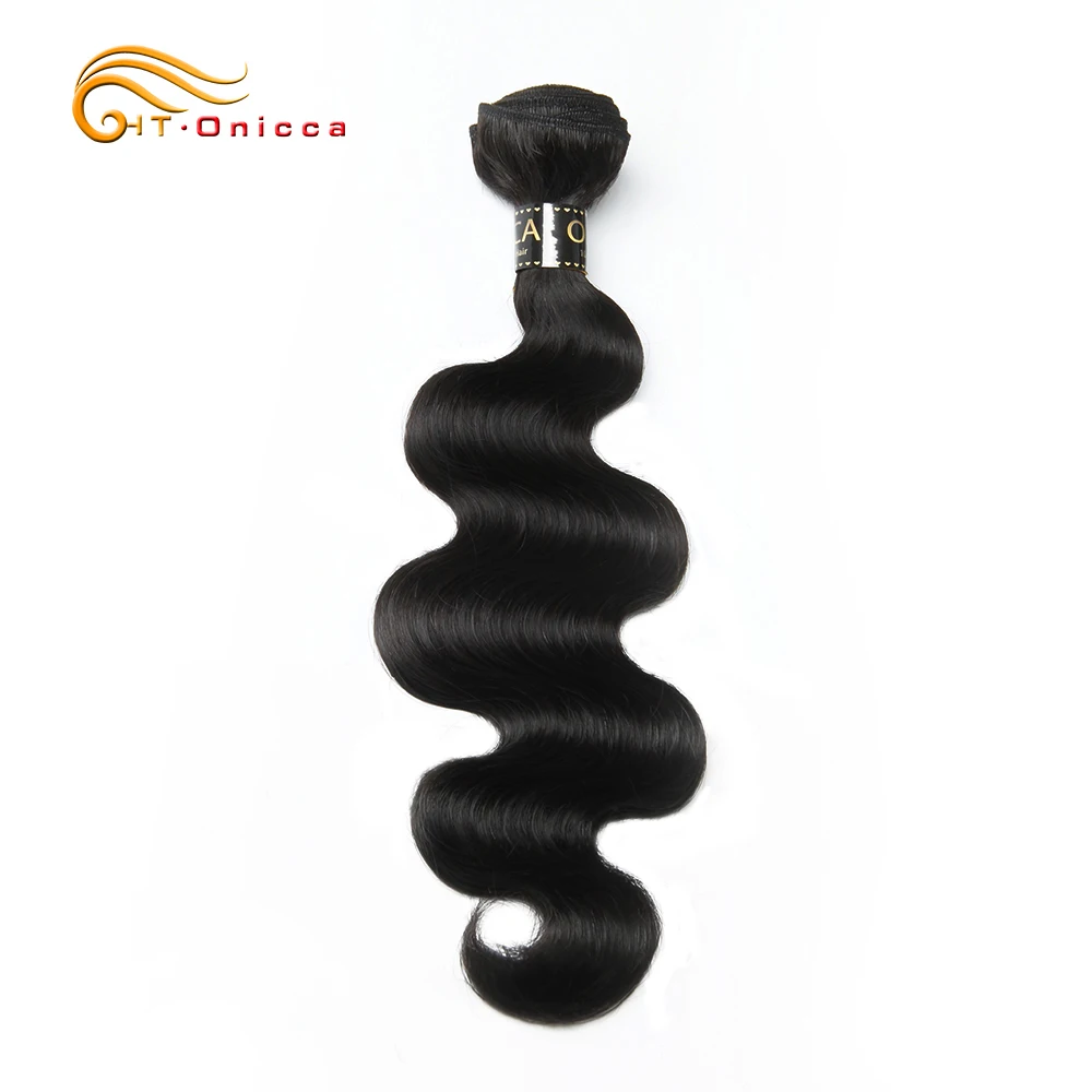 

Onicca Body Wave Bundles Brazilian Hair Weave Bundles 8 to 28 Inches Human Hair Weave 1 Pcs Remy Hair Extension Natural Color