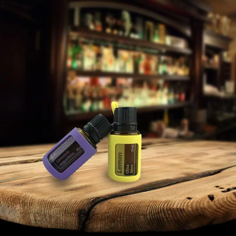 Силиконовые эфирные масла Case15ml 10 мл 5 защита для бутылки Защитная крышка шесть