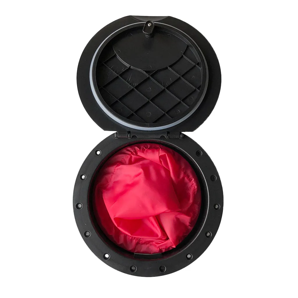 

Lightweight 28cm Hatch Cover Deck Plate Kit with Storage Bag for Fishing Inflatable Boat Kayak Canoe