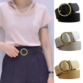 

2019 Newest Hot Women Lady Vintage Metal Belt for Women Strap Female Pin Buckle Fashion Vintage Metal Embossing belts