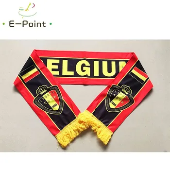 

145*16 cm Size Belgium National Football Team Scarf for Fans 2018 Football World Cup Russia Double-faced Velvet Material