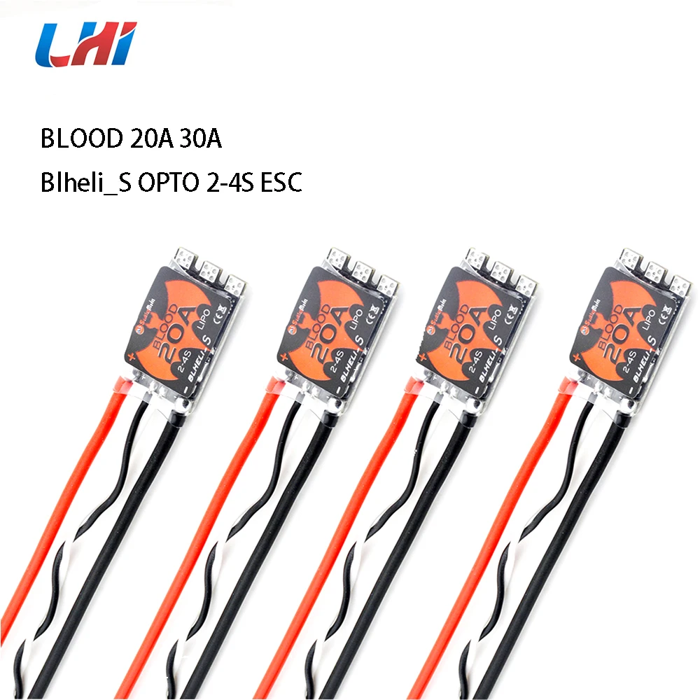 LHI 4 шт./20A 30A Blheli_S OPTO 2 4S бесщеточный ESC поддержка Oneshot42 Multishot 16 5 Dshot600 особенно хорошо