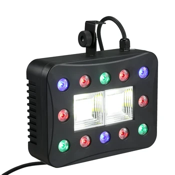 

Red Green Blue DJ Party Club LEDs Mix Strobe Par Lamp RGBW Beam LED Multifunctional DMX Flash Lights Show Holiday Stage Lighting