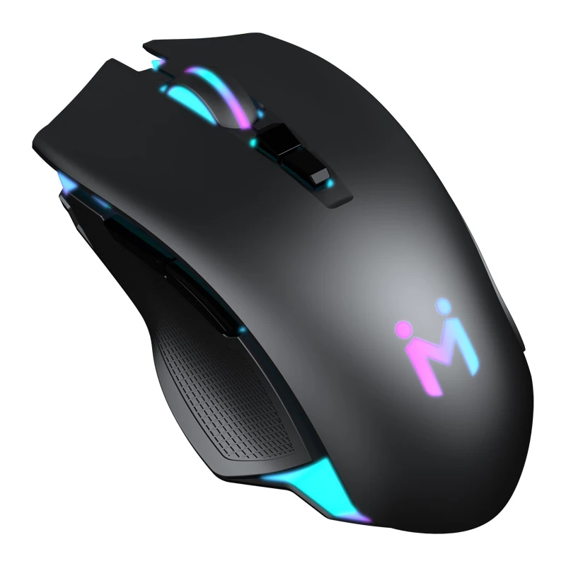 

Maibenben 4800DPI Adjustable Gaming Mouse Optical Backlit 7 Buttons USB Wired Mice