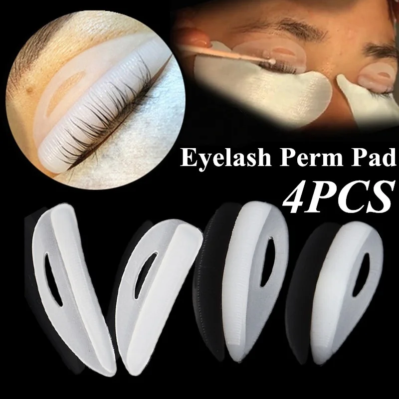 

4pcs Eyelash Patches For Eyelashes Extension Tool Permanent Perm Curler Curling Pad