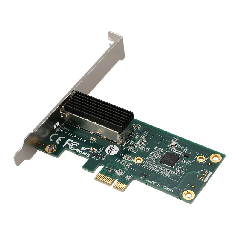 Сетевая карта для Intel I210 чип 1G Gigabit Ethernet/сетевой карты (NIC), один RJ45 Порты и разъёмы PCI Express 2,1X1