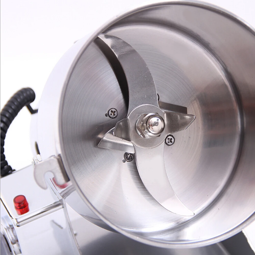 ITOP 1000g Capacity Pulverizer Machine Multifunction Electric Food Grain Grinder Chopper Soybean Automatic Milling Pulverizer
