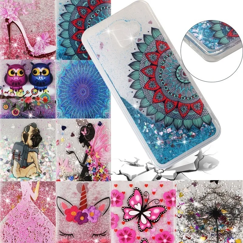 

Flowing Water Liquid Case For Samsung Galaxy J6 Plus 2018 Girl Quicksand Glitter Star TPU Soft Capa For Samsung Back Cover Coque