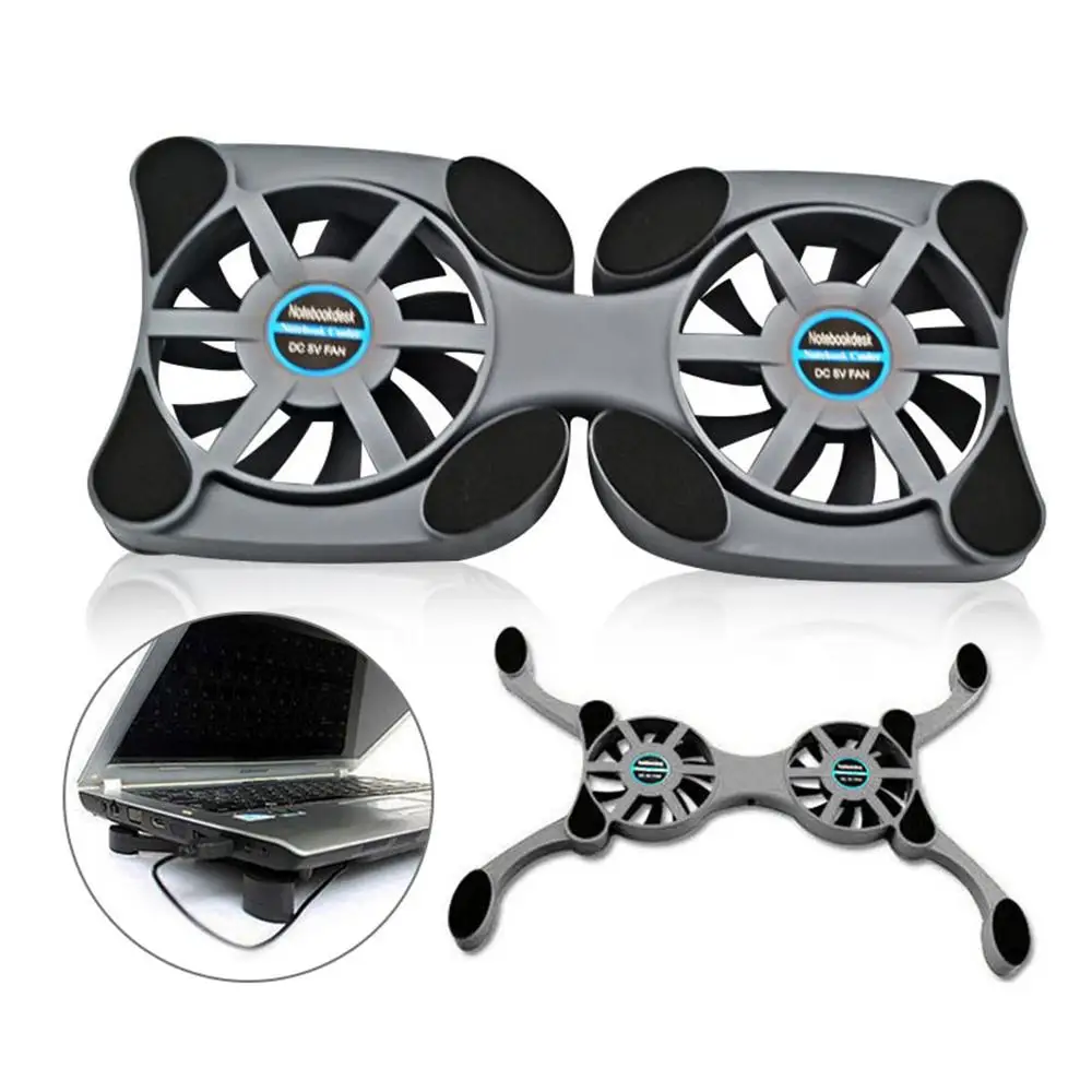 

laptop cooler cooling pad with Silence 5pcs LED Fans USB 2.0 Adjustable Notebook Holder for macbook air/pro 12 13 14
