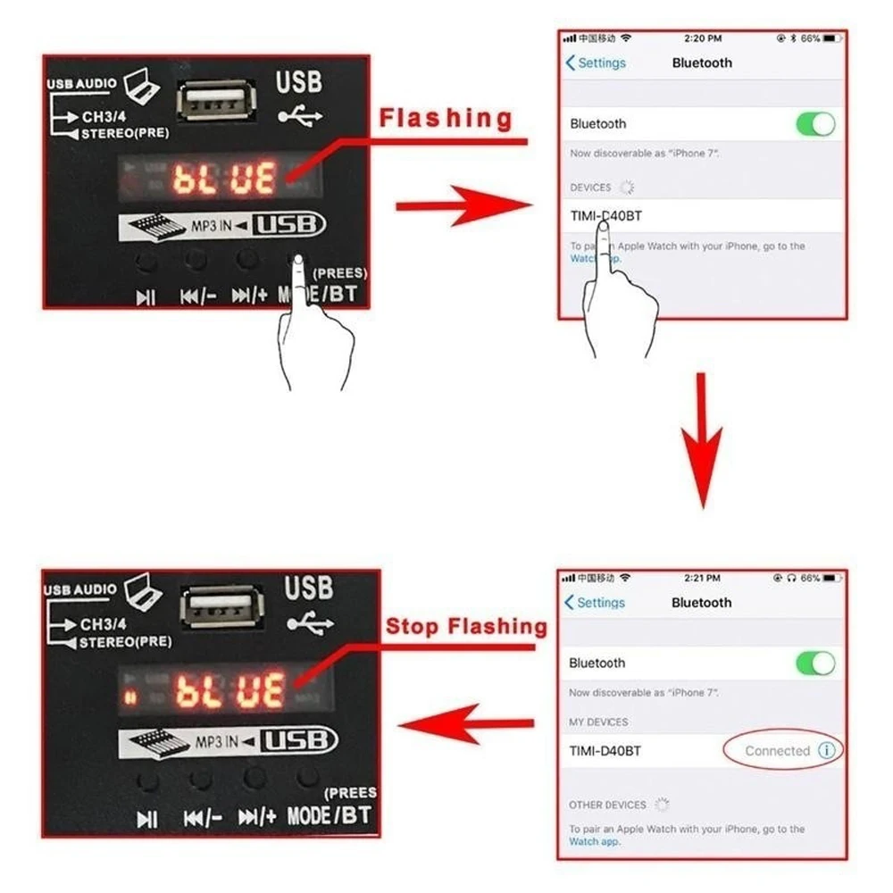 TU04 BT 4 канала звук микшерный пульт запись 48 В Phantom power Monitor AUX дорожки плюс эффекты аудио микшер с USB