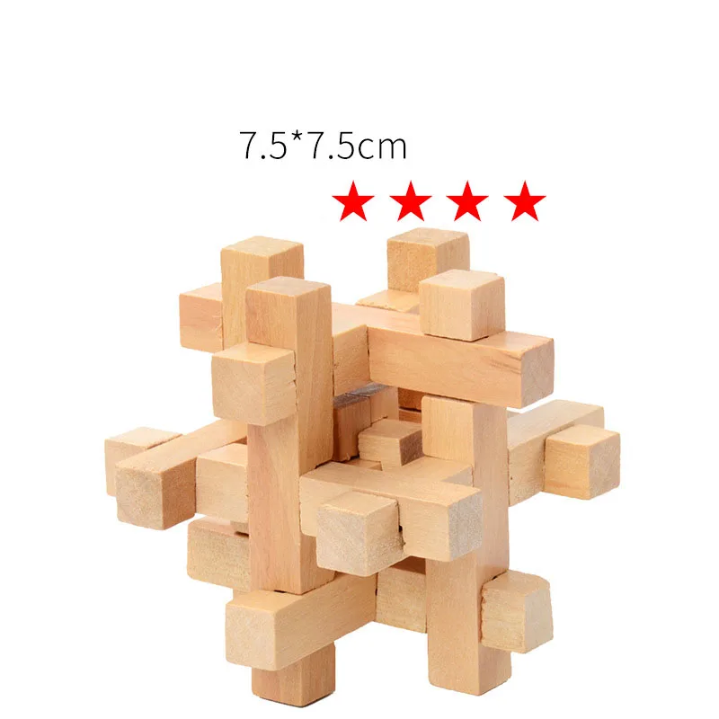 3D Деревянный дизайн развивающие игры головоломка Блокировка заусенцев деревянные головоломки игра игрушка для взрослых детей интеллект антистресс
