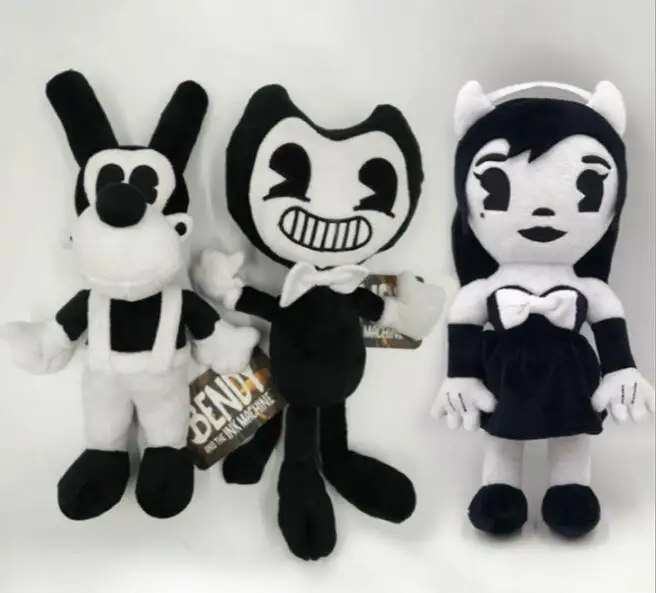 

Cartoon Stuffed Animal Toys Bandy & Boris Dog Alice Size 30cm Plush Doll Soft Doll Kids Birthday Gift Thriller Game Halloween